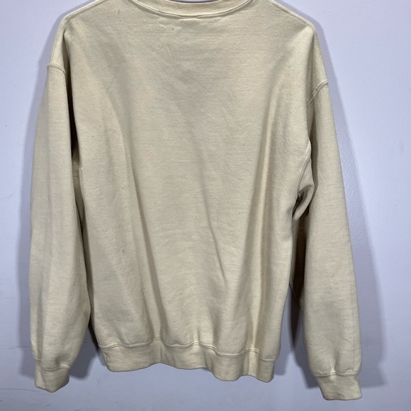 Gildan Womens Taylor Swift Taylor’s Version Tan Fleece Lined Crewneck Sweatshirt - Picture 11 of 11